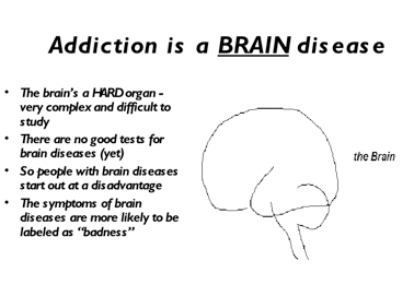 What does it mean to be in recovery